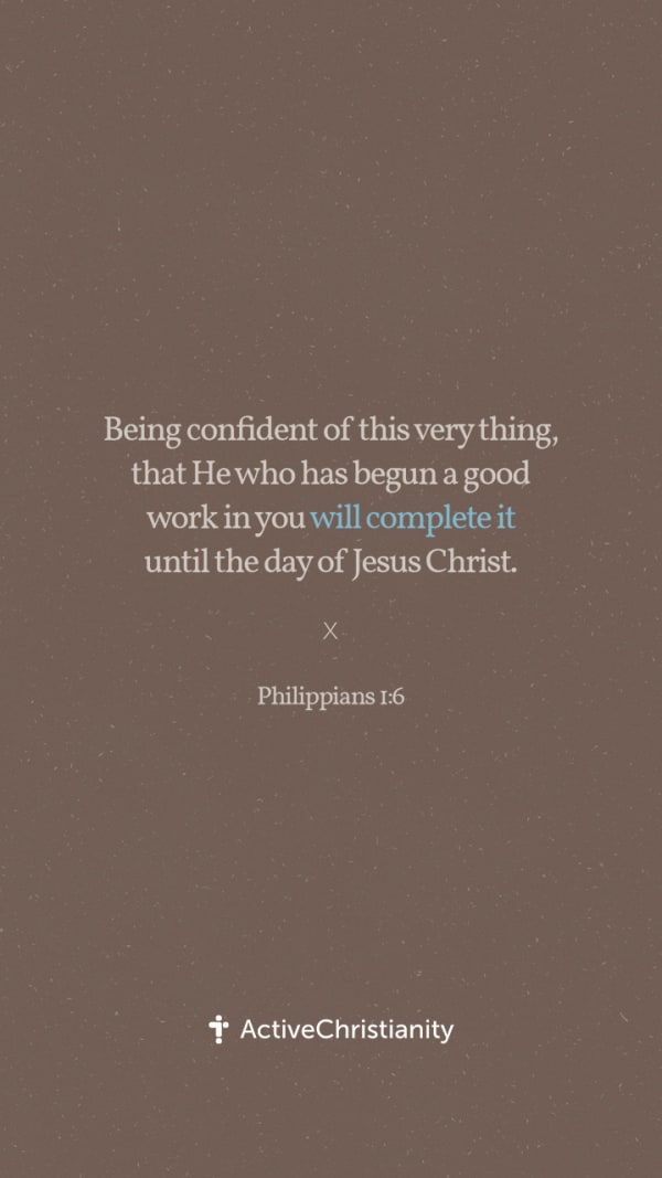 Philippians 1:6 Bibleverse wallpaper - Being confident of this very ...