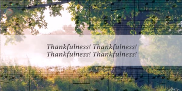 Thankfulness