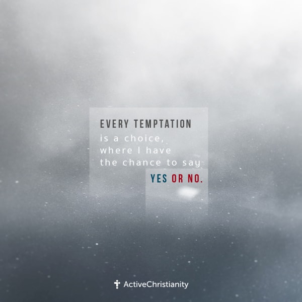 Bibleverse Wallpaper Every Temptation Is A Choice Where I Have The Chance To Say Yes Or No